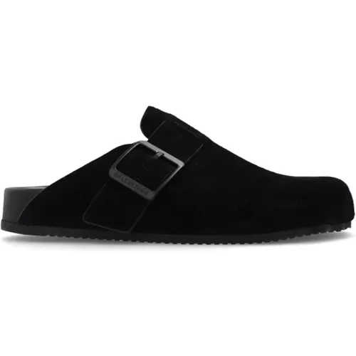 Sonntags-Wildleder-Slides , Damen, Größe: 35 EU - Balenciaga - Modalova