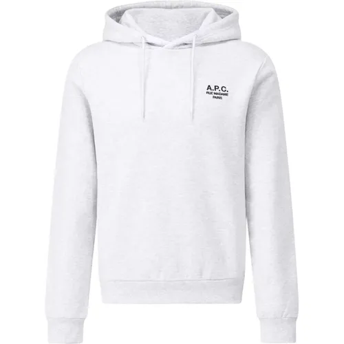 Hoodie mit gesticktem Logo , Herren, Größe: M - A.P.C. - Modalova