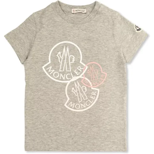 T-Shirt mit Logo Moncler - Moncler - Modalova