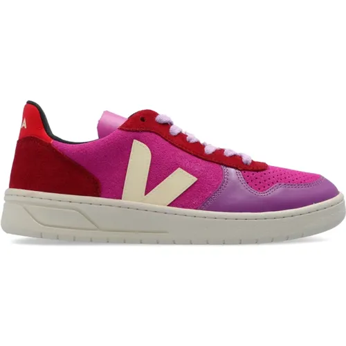 Sportschuhe V-10 Suede , Damen, Größe: 38 EU - Veja - Modalova