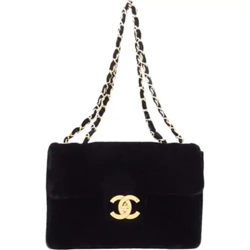 Pre-owned Suede Chanel Shoulder Bag , female, Sizes: ONE SIZE - Chanel Vintage - Modalova
