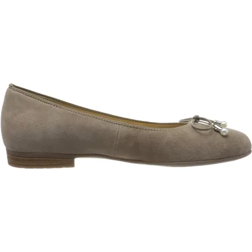 Vielseitige Ballerinas - taupe Wildleder , Damen, Größe: 40 EU - Ara - Modalova