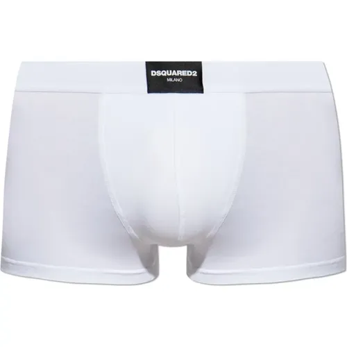 Baumwollboxershorts mit Logo , Herren, Größe: XL - Dsquared2 - Modalova