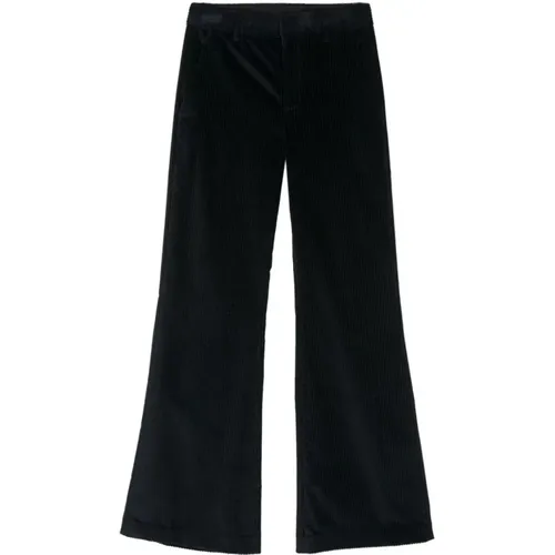 Corduroy Trousers Straight Leg , female, Sizes: XS, S, 2XS - Dondup - Modalova