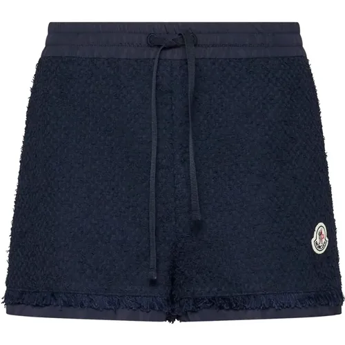 Blaue Shorts für Männer Moncler - Moncler - Modalova
