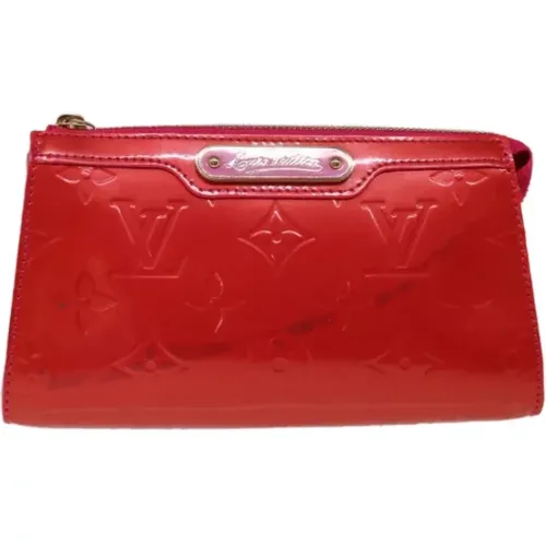 Pre-owned Leather clutches , female, Sizes: ONE SIZE - Louis Vuitton Vintage - Modalova