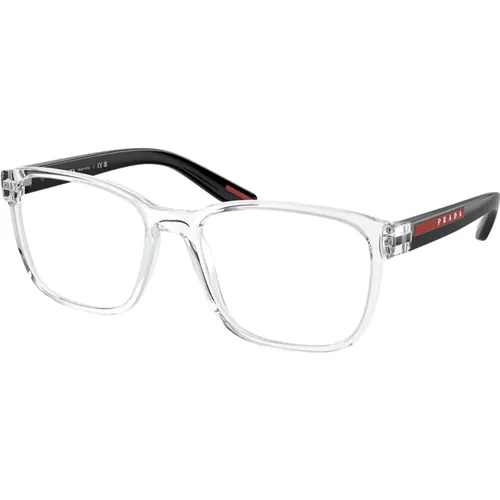 Glasses , male, Sizes: 55 MM - Prada - Modalova