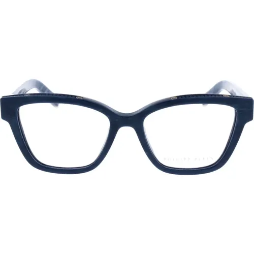 Stylish Prescription Glasses with Warranty , unisex, Sizes: 53 MM - Philipp Plein - Modalova