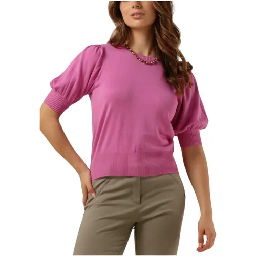 Liva Knit Tee Damen Tops , Damen, Größe: XS - Minus - Modalova