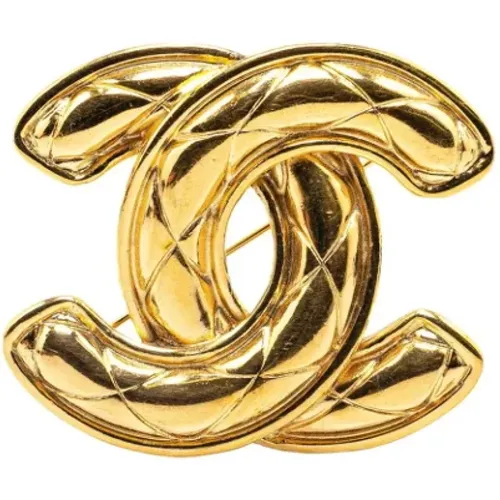 Pre-owned Metal brooches , female, Sizes: ONE SIZE - Chanel Vintage - Modalova