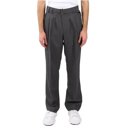 Wool Baggy Pants Loose Fit , male, Sizes: L, S, M, XL - Costumein - Modalova