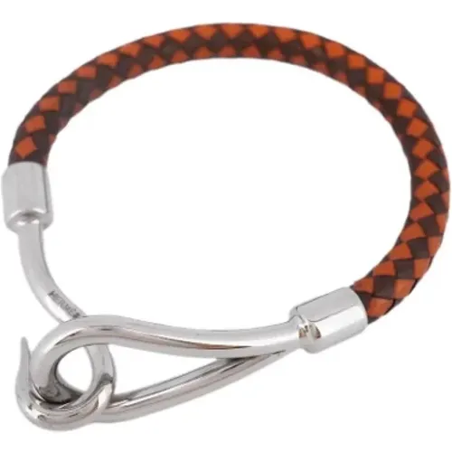 Pre-owned Leather bracelets , female, Sizes: ONE SIZE - Hermès Vintage - Modalova