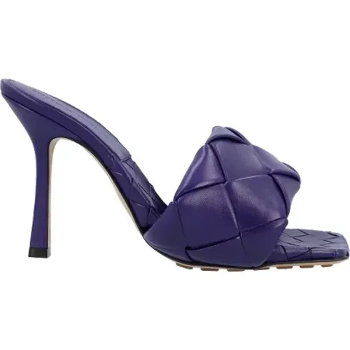 Leather heels , female, Sizes: 5 1/2 UK - Bottega Veneta - Modalova