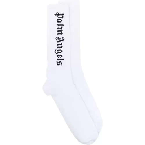 Socks , unisex, Sizes: L/XL, S/M - Palm Angels - Modalova