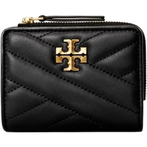 Kira Chevron Bi-Fold Wallet , female, Sizes: ONE SIZE - TORY BURCH - Modalova