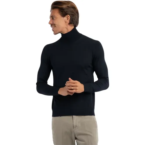 Turtleneck Sweater in Extrafine Wool , male, Sizes: 3XL, XL, 2XL - Gran Sasso - Modalova