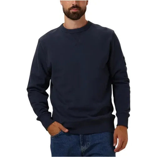 Badge Crew Neck Pullover , Herren, Größe: 2XL - Calvin Klein - Modalova