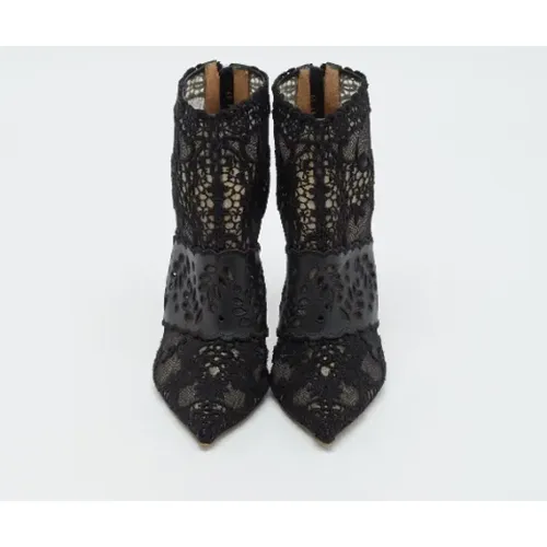 Pre-owned Lace boots , female, Sizes: 6 UK - Valentino Vintage - Modalova