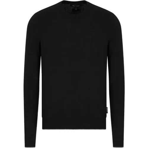 Round-neck Knitwear , male, Sizes: XL, S/M, M, L, 2XL - Armani Exchange - Modalova