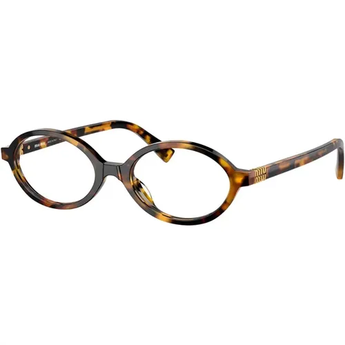 Oval Rahmen Brille Regard Kollektion - Miu Miu - Modalova