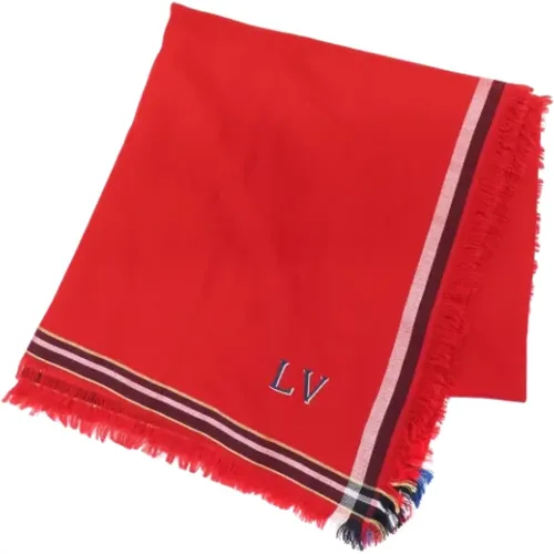 Pre-owned Wool scarves , female, Sizes: ONE SIZE - Louis Vuitton Vintage - Modalova