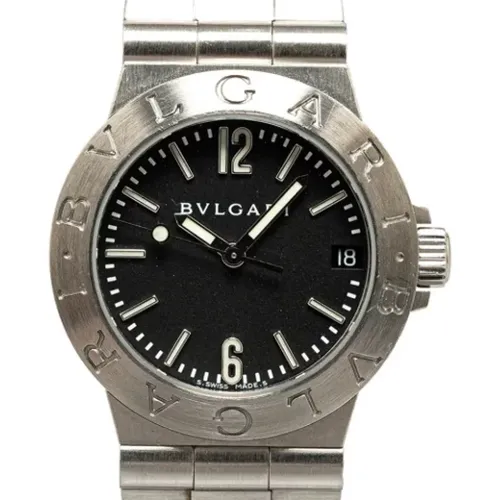 Pre-owned Stainless Steel watches , female, Sizes: ONE SIZE - Bvlgari Vintage - Modalova