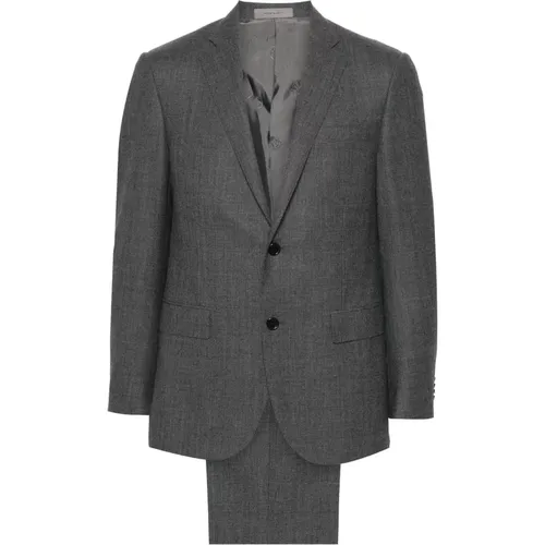 Luxury Wool Cashmere Suit , male, Sizes: 2XL, L, XL, M - Corneliani - Modalova