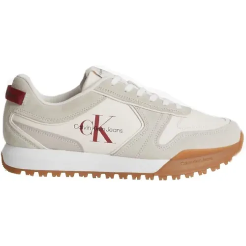 Modern Runner Sneakers with Irregular Lines , female, Sizes: 7 UK - Calvin Klein - Modalova