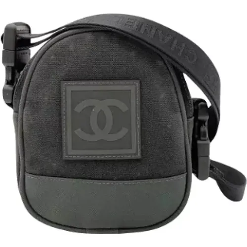 Pre-owned Canvas shoppers , female, Sizes: ONE SIZE - Chanel Vintage - Modalova