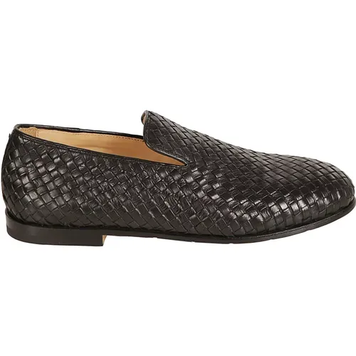 Schwarze flache Schuhe Eleganter Stil , Herren, Größe: 42 EU - Premiata - Modalova