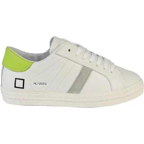 Green Sneakers , male, Sizes: 5 UK, 6 UK - D.a.t.e. - Modalova