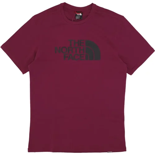 Easy Tee Boysenberry Streetwear Shirt , Herren, Größe: L - The North Face - Modalova