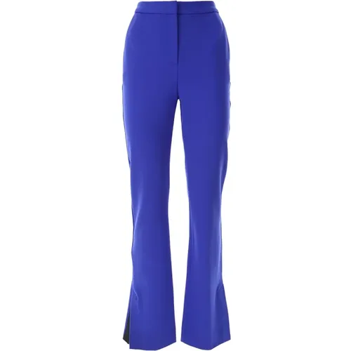 Elegante Blaue Punto Hose , Damen, Größe: M - Karl Lagerfeld - Modalova