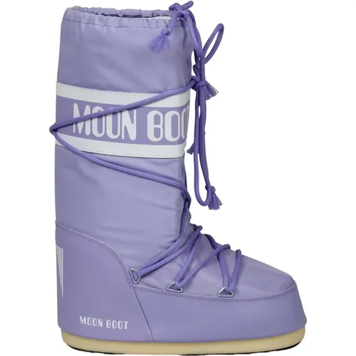 Water-Repellent Nylon Boots , female, Sizes: 2 UK - moon boot - Modalova