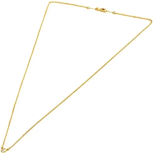 Pre-owned Gold necklaces , female, Sizes: ONE SIZE - Tiffany & Co. Pre-owned - Modalova