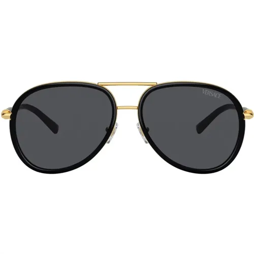 Designer Sonnenbrille , unisex, Größe: 60 MM - Versace - Modalova