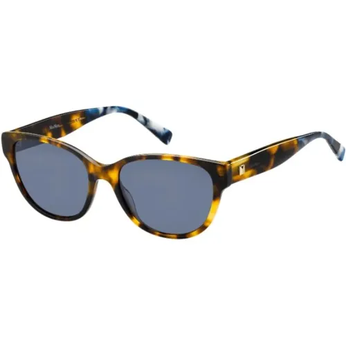 Leisure-1BJ Sonnenbrille Blau Havana Rahmen - Max Mara - Modalova