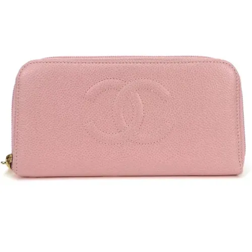 Pre-owned Leather wallets , female, Sizes: ONE SIZE - Chanel Vintage - Modalova