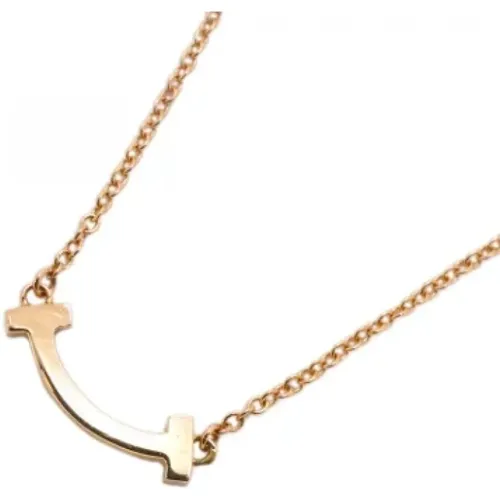 Pre-owned Rose Gold necklaces , female, Sizes: ONE SIZE - Tiffany & Co. Pre-owned - Modalova