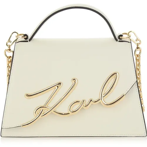 Signature 2.0 Mid Crossbody Bag , female, Sizes: ONE SIZE - Karl Lagerfeld - Modalova