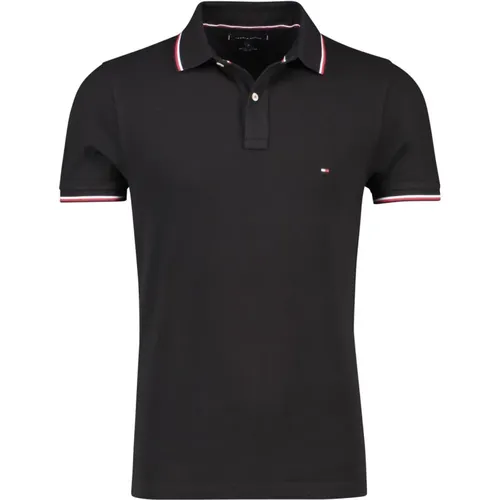Short Sleeve Polo Shirt , male, Sizes: S, L, 2XL, 3XL, M, XL - Tommy Hilfiger - Modalova