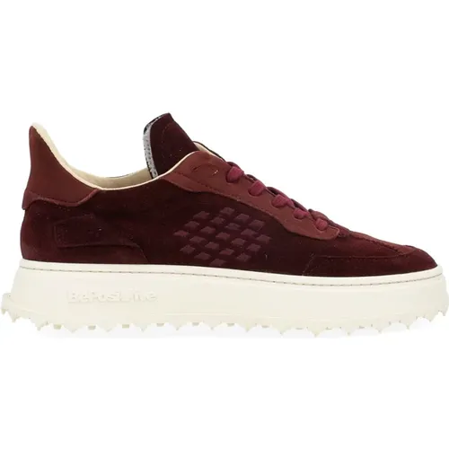 Bordeaux Wildleder Sneaker - Be Positive - Modalova