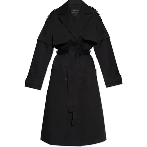 Trench Coat Clyde , Damen, Größe: M - AllSaints - Modalova