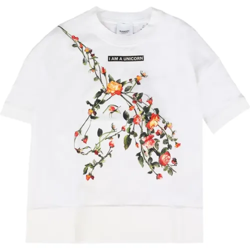 Kinder Grafik T-Shirt Burberry - Burberry - Modalova