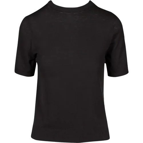 Blackbird Short Sleeve Cotton T-shirt , female, Sizes: S - Douuod Woman - Modalova