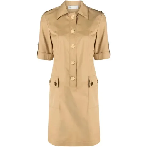 Safari Kleid , Damen, Größe: XL - TORY BURCH - Modalova