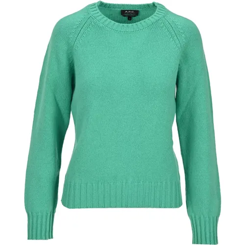 Grüner Strickpullover Aw20 A.P.C - A.P.C. - Modalova