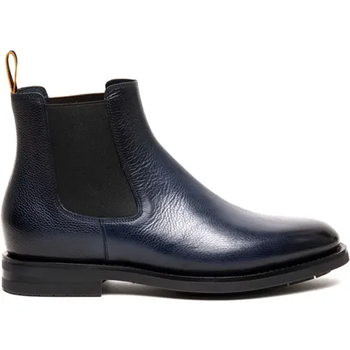 Stylish Ankle Boots , male, Sizes: 5 UK - Santoni - Modalova