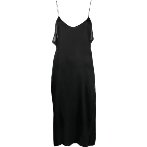 Tag Midi Kleid , Damen, Größe: M - Forte Forte - Modalova