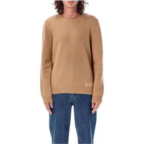 Kamelstrick Edward Pullover Aw24 - A.P.C. - Modalova